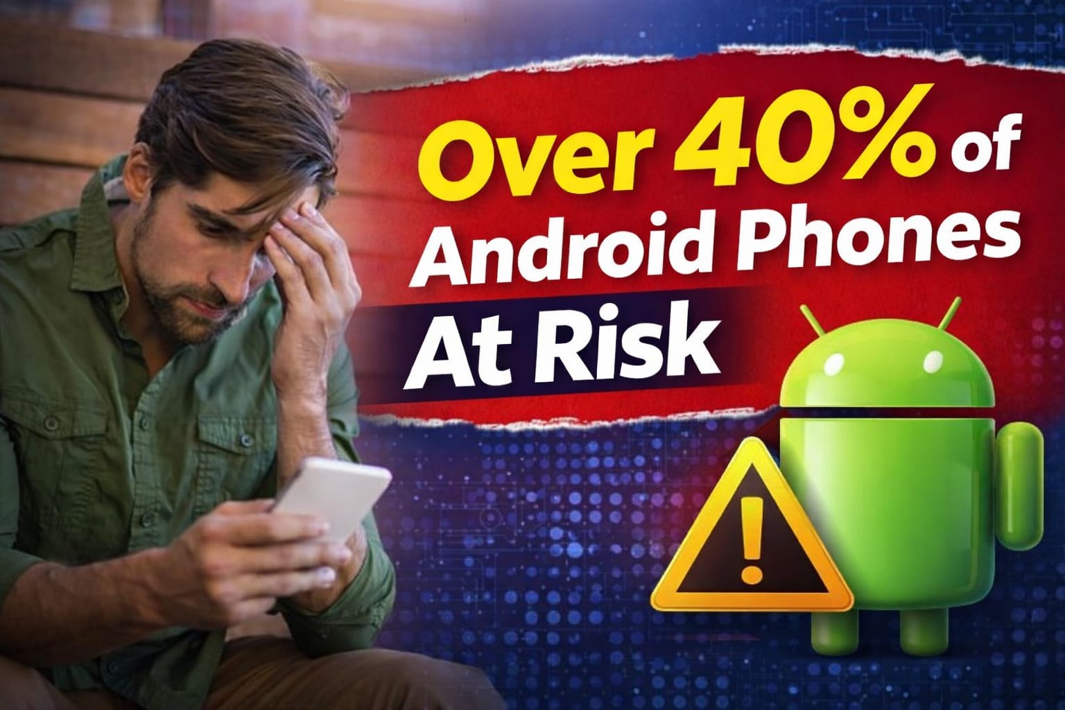 40% of Android Phones at Risk: Google Warns…
