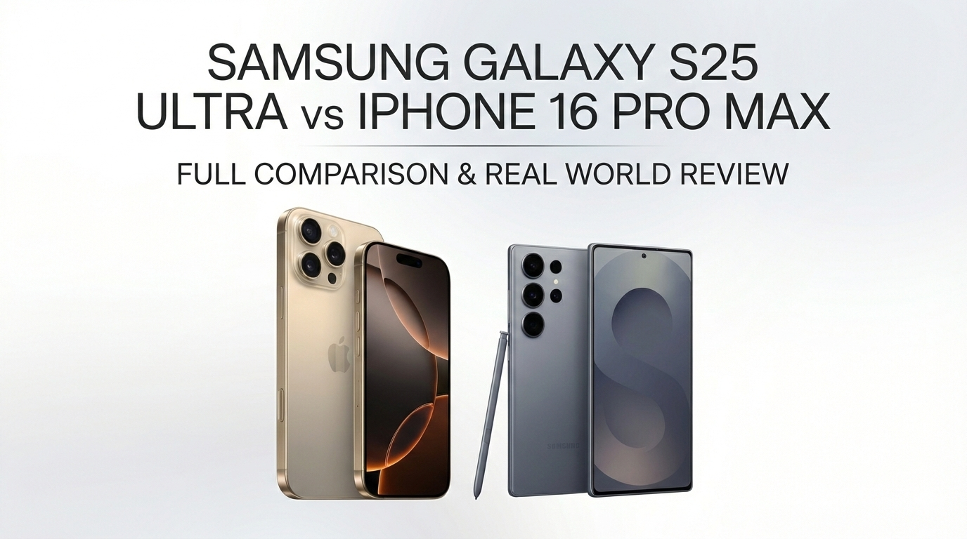 Samsung Galaxy S25 Ultra vs iPhone…